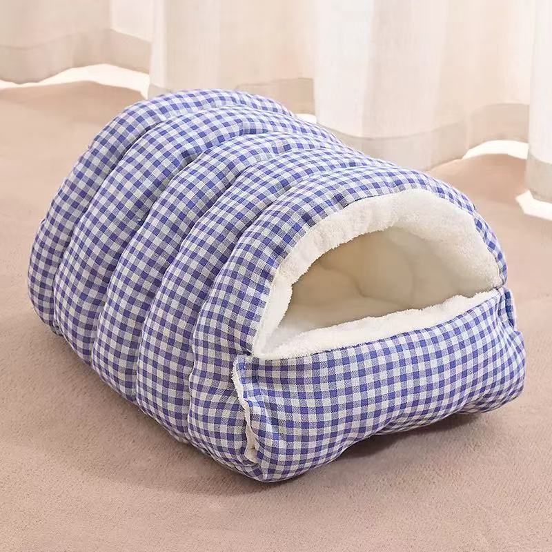 Cama cueva mullida para gato o perro pequeño
