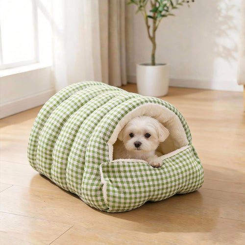 Cama cueva mullida para gato o perro pequeño