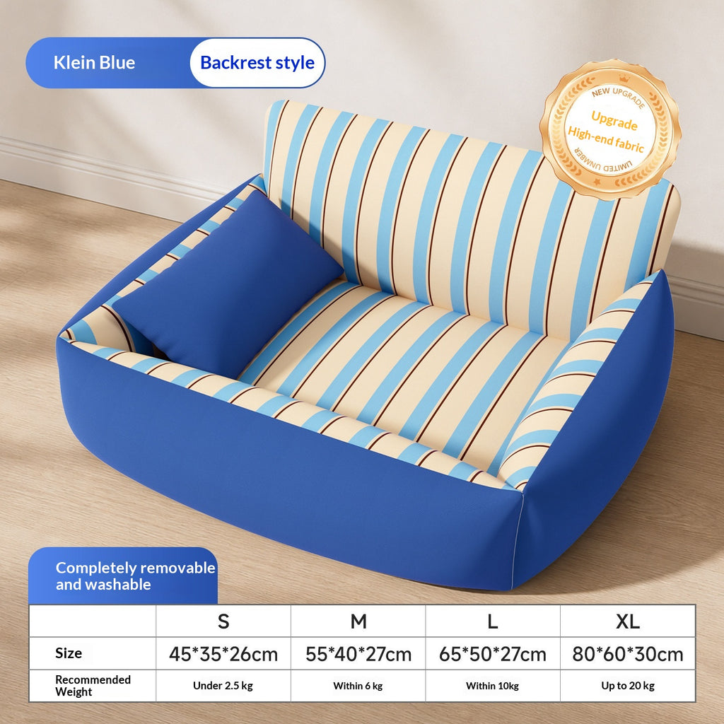 Cama para perro suave, desenfundable y lavable